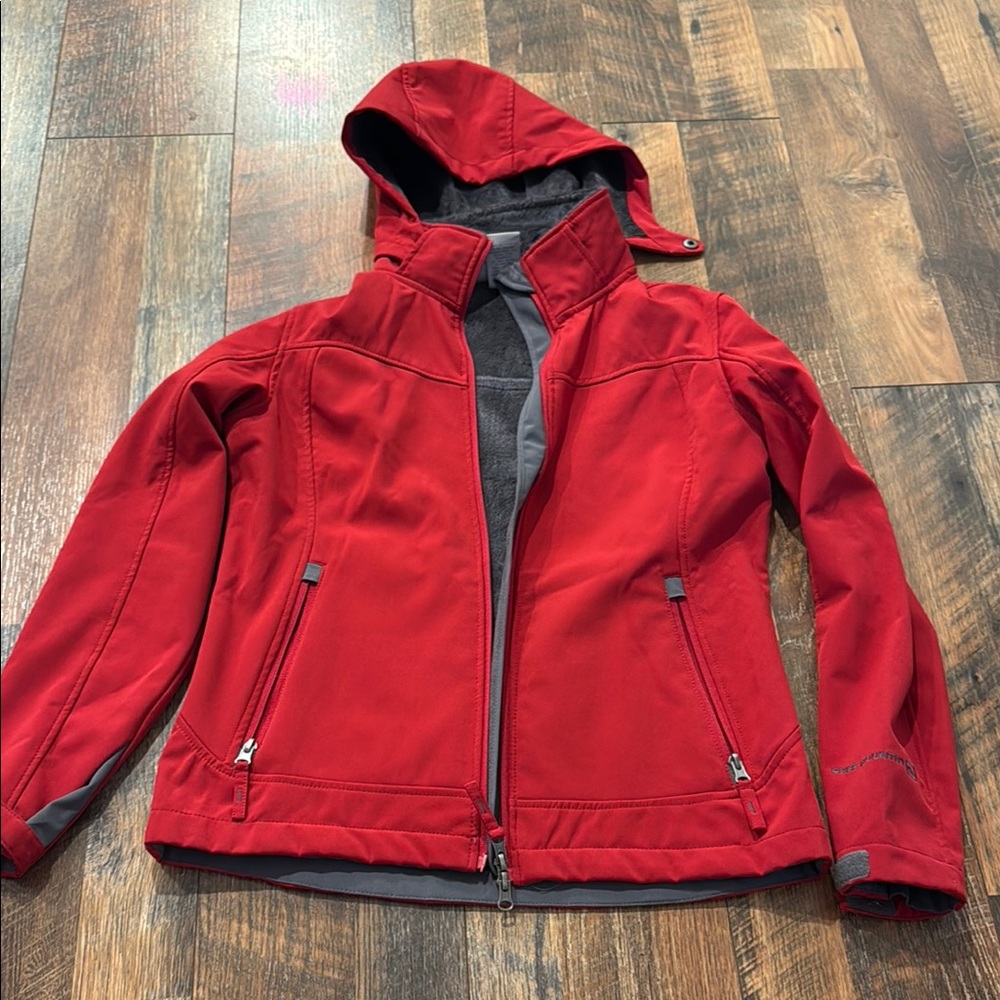 Red Hooded Jacket